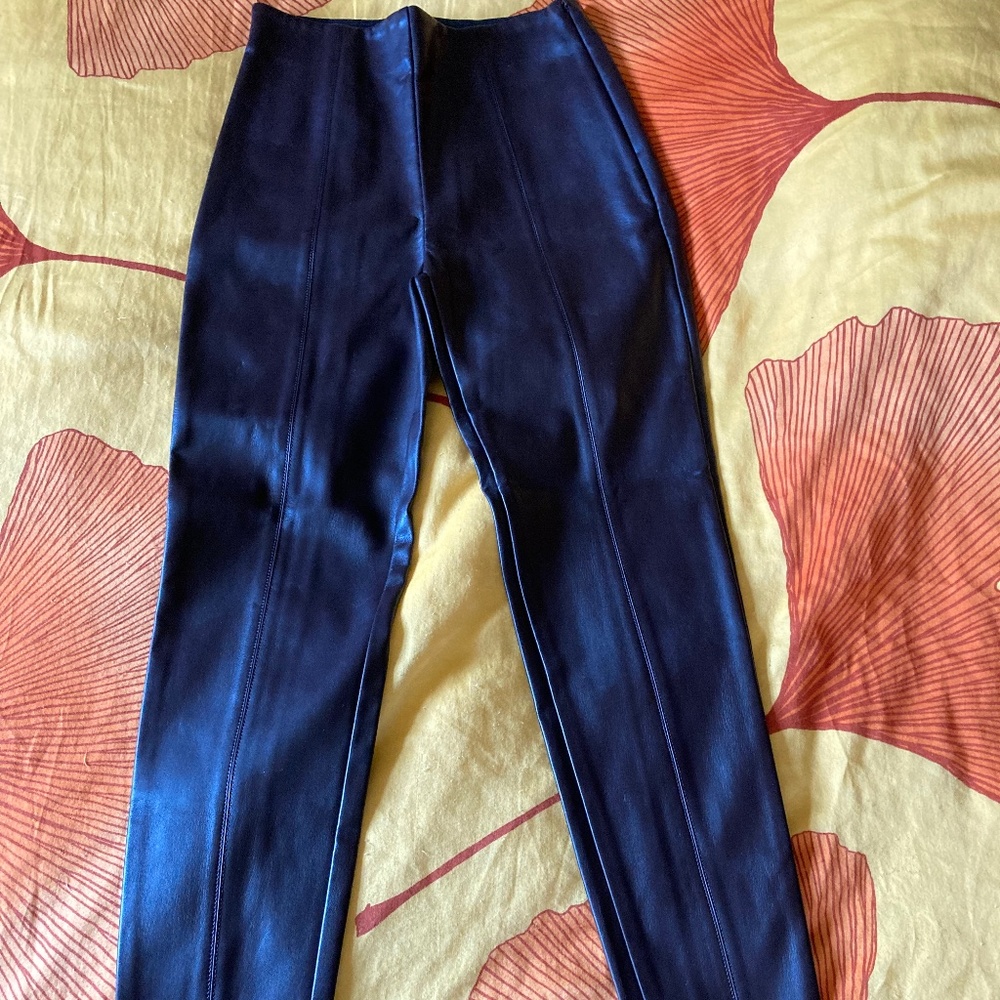 Faux leather pants NWT XS